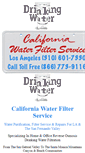 Mobile Screenshot of californiawaterfilterservice.com